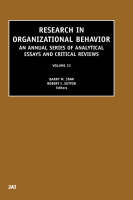 Research in Organizational Behavior: Vol.23