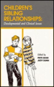 Children's sibling relationships: developmental and clinical issues