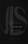 Journal for Lacanian Studies Vol. 2 No. 2