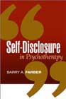 Self Disclosure in Psychotherapy