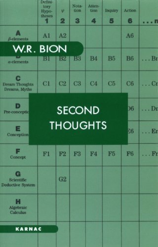Second Thoughts: Selected Papers on Psychoanalysis