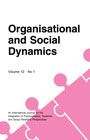 Organisational and Social Dynamics Vol.12 No.1