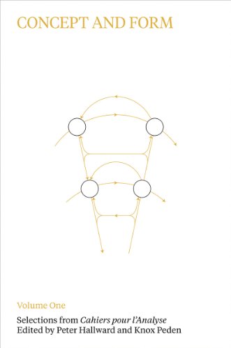 Concept and Form: Selections from Cahiers Pour L'analyse: Volume 1