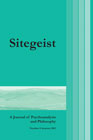 Sitegeist - Number 8 (Autumn 2012) - A Journal of Psychoanalysis and Philosophy