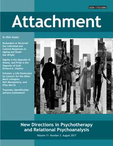 Attachment: New Directions in Psychotherapy and Relational Psychoanalysis - Vol.11 No.2