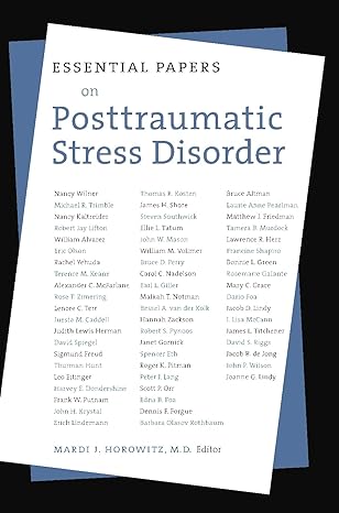 Essential Papers on Posttraumatic Stress Disorder