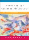Abnormal and Clinical Psychology: An Introductory Textbook