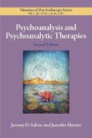 Psychoanalysis and Psychoanalytic Therapies