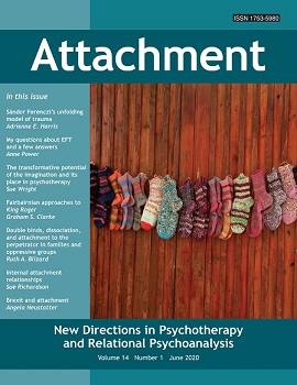 Attachment: New Directions in Psychotherapy and Relational Psychoanalysis - Vol.14 No.1