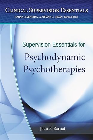 Supervision Essentials for Psychodynamic Psychotherapies