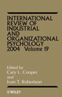 International Review of Industrial and Organizational Psychology: Vol.19