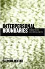 Interpersonal Boundaries: Variations and Violations