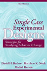 Single Case Experimental Designs: Strategies for Studying Behavior Change