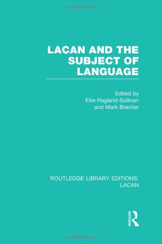 Lacan and the Subject of Language (RLE: Lacan)