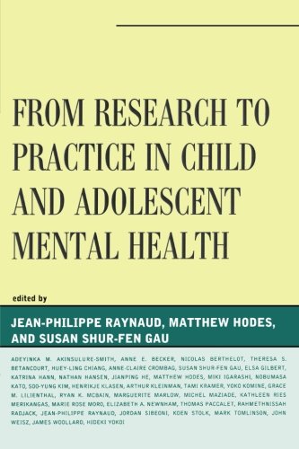 From Research to Practice in Child and Adolescent Mental Health