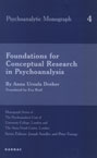 Foundations for Conceptual Research in Psychoanalysis